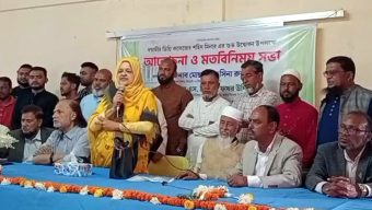 দয়ামীর ডিগ্রি কলেজের নবনির্মিত শহীদ মিনারের উদ্বোধন করেন এমপি লুনা
