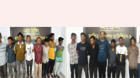 র‌্যাবের চিরুণী অভিযানে ১৬ ছি ন তা ই কারী আটক