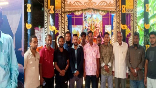 গোলাপগঞ্জে বিভিন্ন পূজামণ্ডপ পরিদর্শনে উপজেলা প্রেসক্লাব নেতৃবৃন্দ